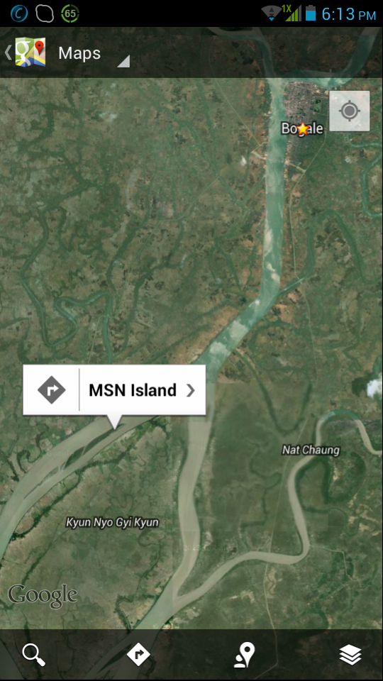 MSN Island location
